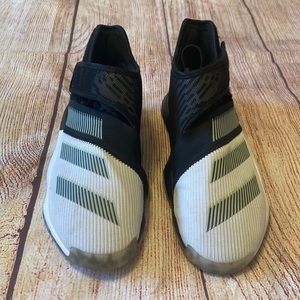 Adidas Sneakers | Boys Basketball Sneakers | Black and White Sneakers